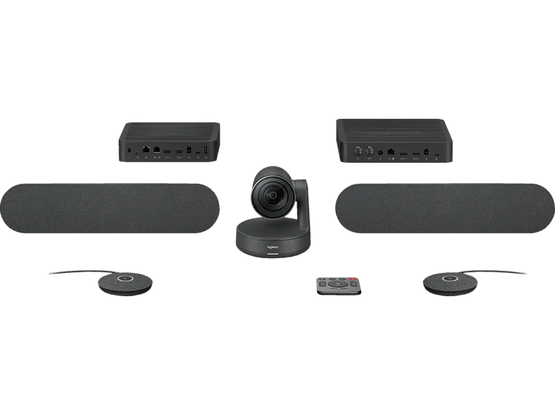 Logitech Rally Plus Ultra-HD Videokonferenzsystem Schwarz