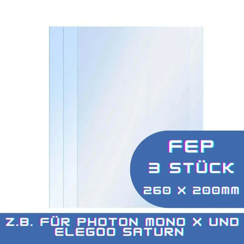 FEP Folie Photon Mono X oder Saturn - 260x200mm