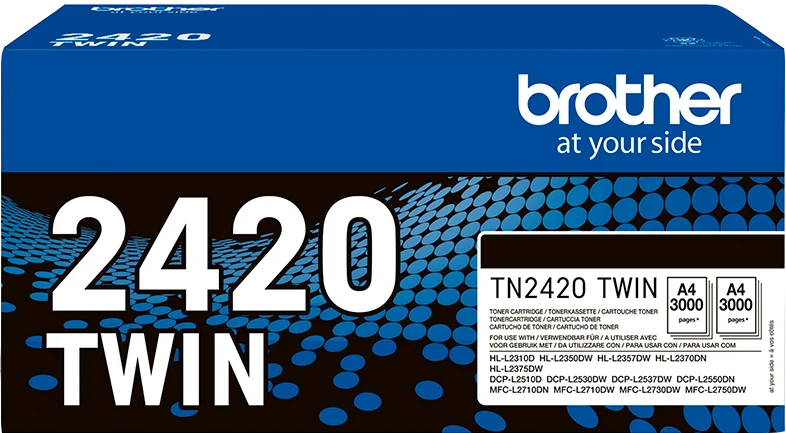 Brother TN-2420 TWIN Multipack Schwarz