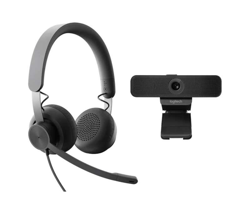 Logitech Wired Personal Video Collaboration Teams Kit Schwarz