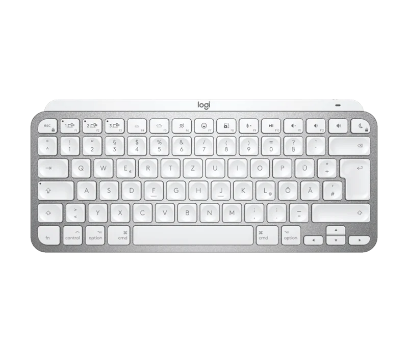 Logitech MX Keys Mini Tastatur für MAC Silber / Weiss