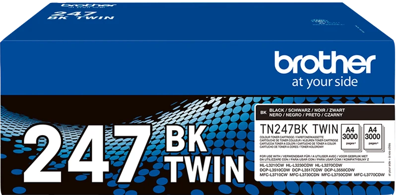 Brother TN-247BK TWIN Multipack Schwarz