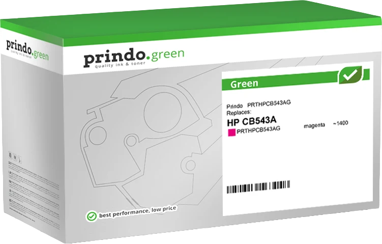 Prindo Green Toner kompatibel mit HP 125A Magenta