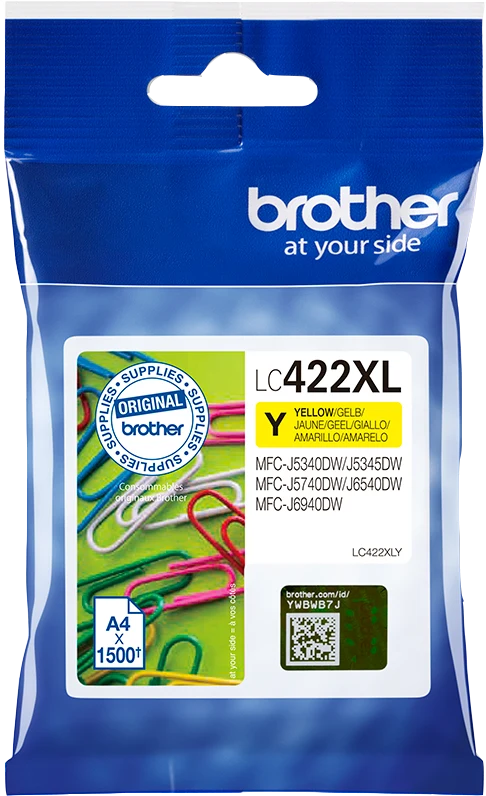 Brother LC422XLY Gelb Druckerpatrone