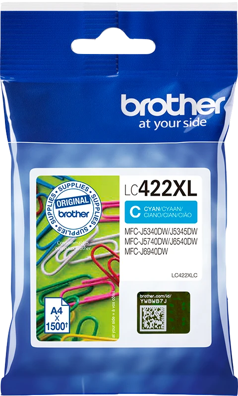 Brother LC422XLC Cyan Druckerpatrone