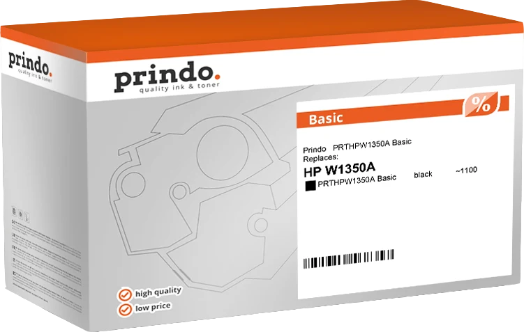 Prindo Basic Toner kompatibel mit HP 135A Schwarz