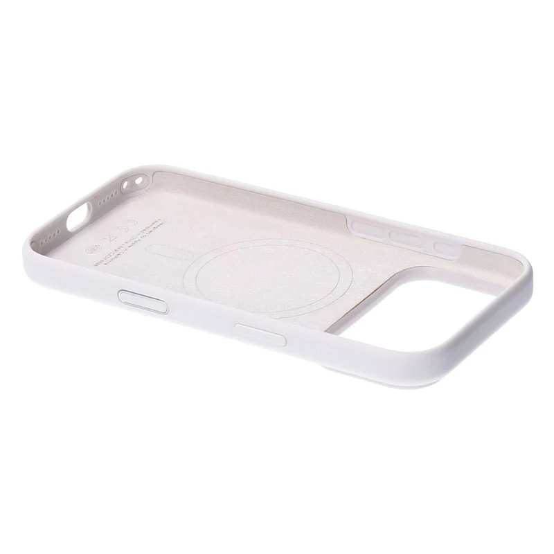 Apple Silikon Case iPhone 17 Pro Weiß mit Magsafe