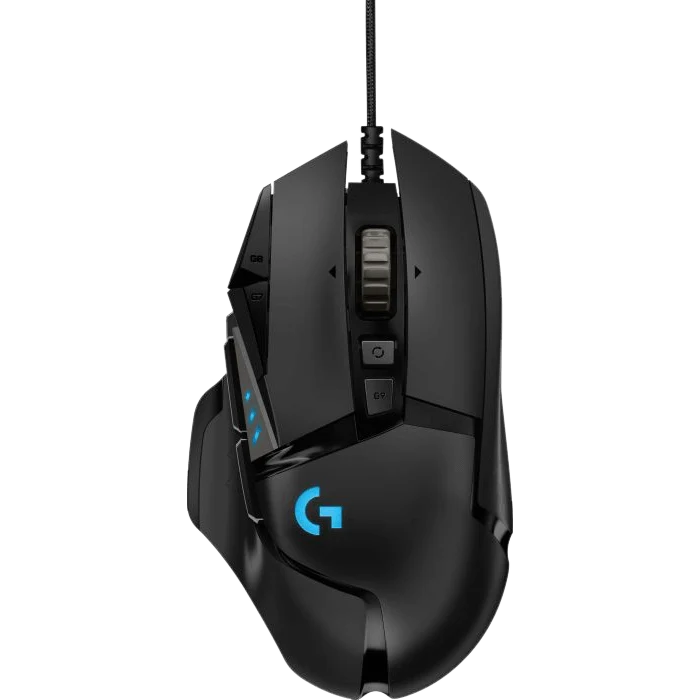 Logitech G502 Hero Maus Schwarz