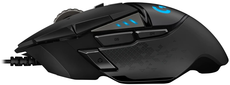 Logitech G502 Hero Maus Schwarz
