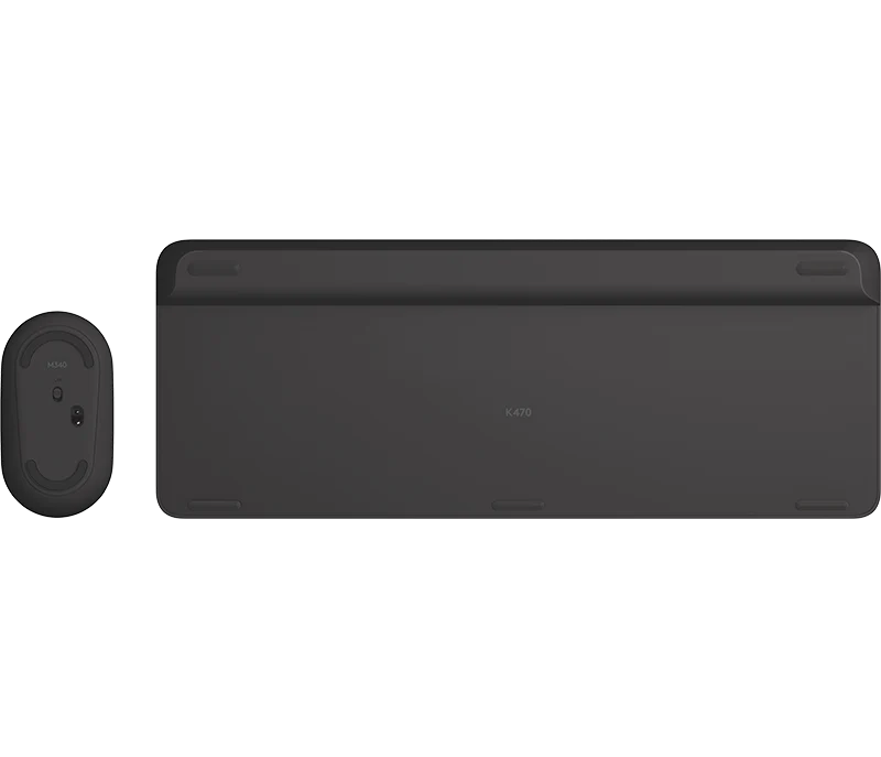 Logitech Slim Wireless Combo MK470 Graphitgrau