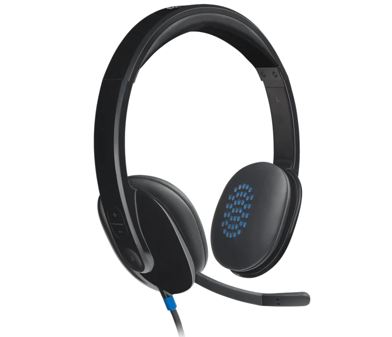 Logitech H540 USB-Headset Schwarz