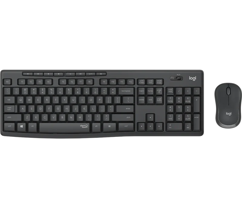 Logitech MK295 Tastatur Schwarz