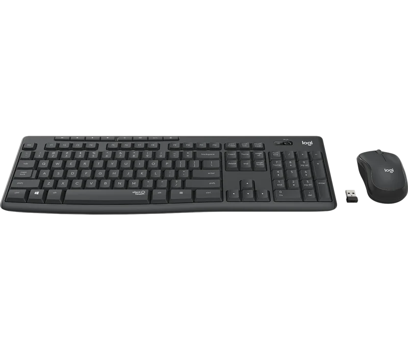 Logitech MK295 Tastatur Schwarz