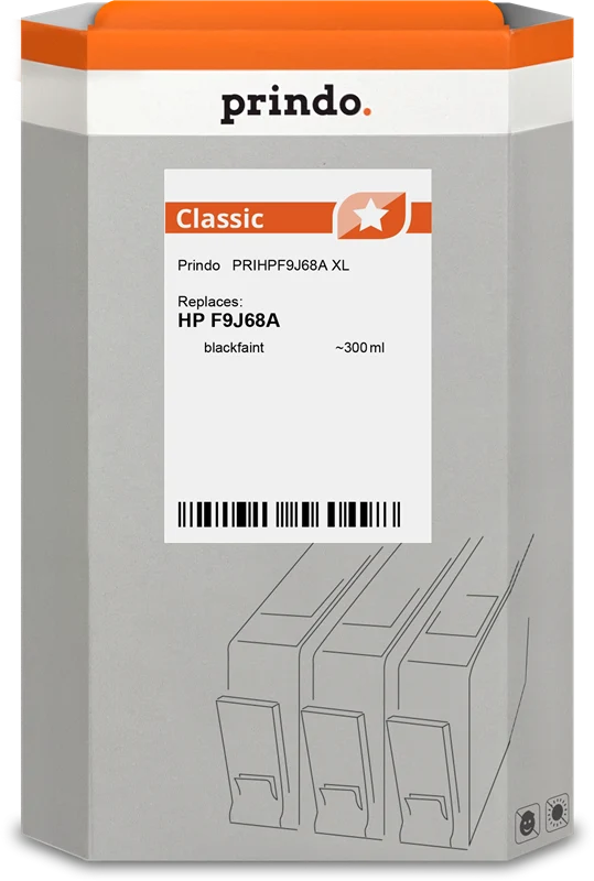 Prindo Classic XL Druckerpatrone kompatibel mit HP 728 XL SchwarzMatt