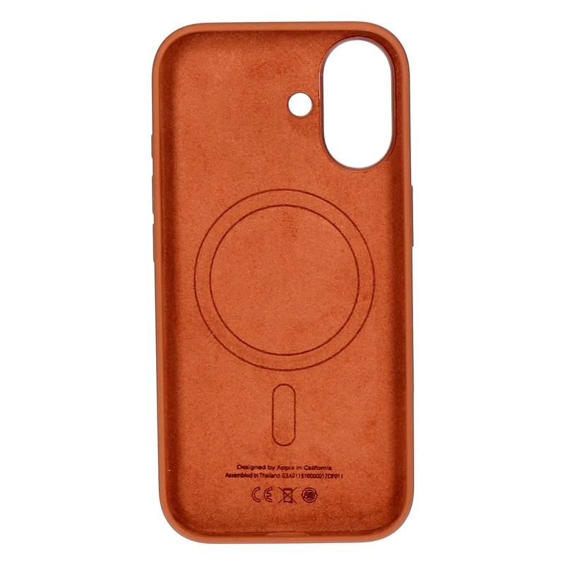 Apple Silikon Case iPhone 17 Terracotta mit Magsafe