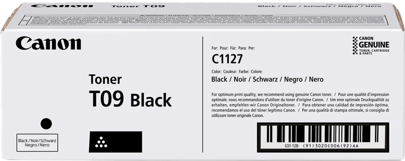 Canon T09 bk Schwarz Toner