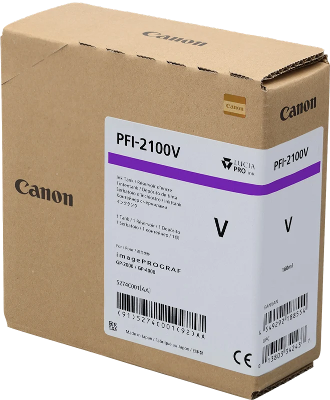 Canon PFI-2100v Violett Druckerpatrone 5274C001