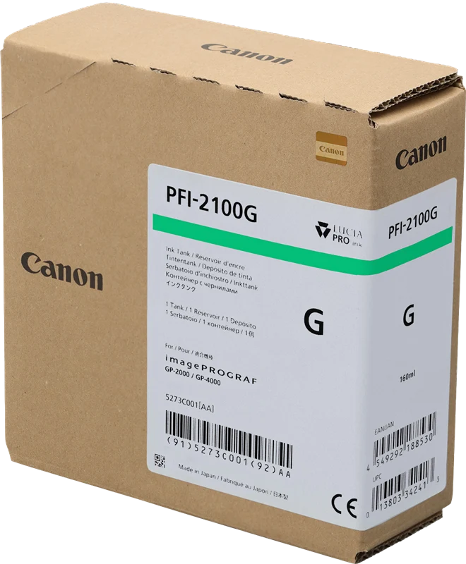 Canon PFI-2100g Grün Druckerpatrone 5273C001