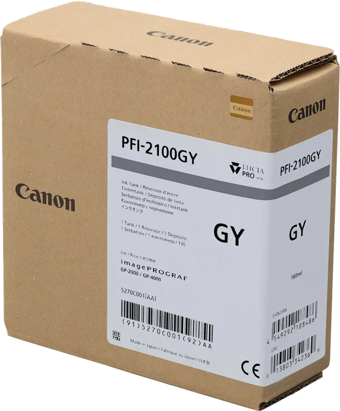 Canon PFI-2100gy Grau Druckerpatrone 5270C001