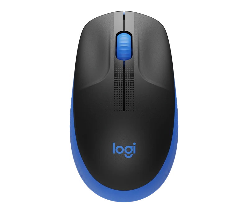 Logitech M190 Maus Schwarz / Blau