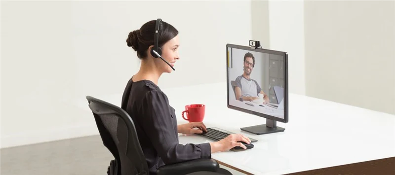 Logitech C930e Webcam Schwarz