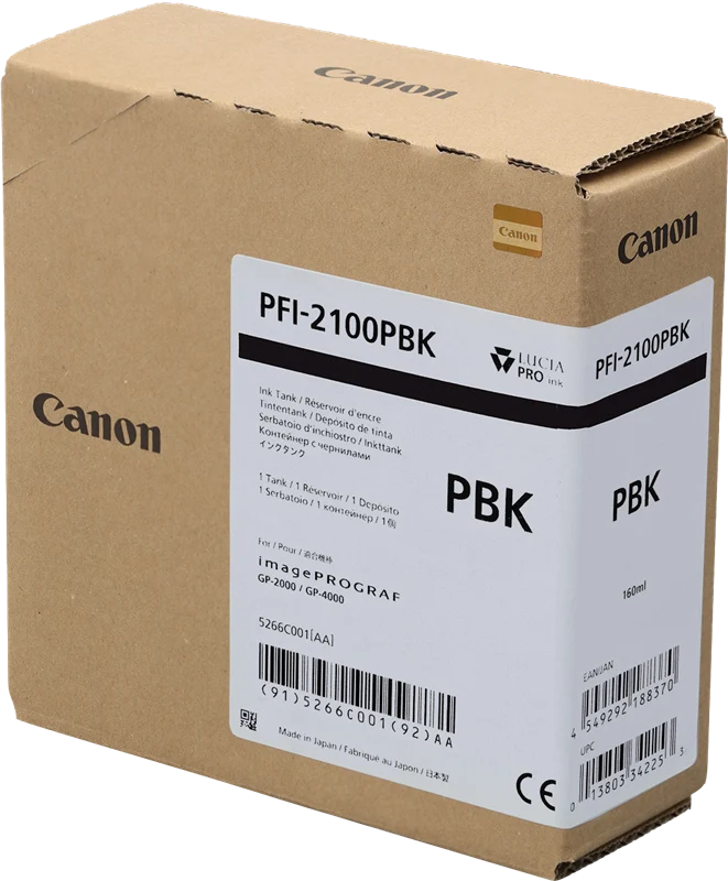 Canon PFI-2100pbk Photo Black Druckerpatrone 5266C001