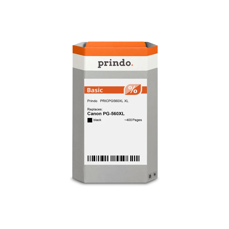Prindo Basic XL Druckerpatrone kompatibel mit Canon PG-560XL Schwarz