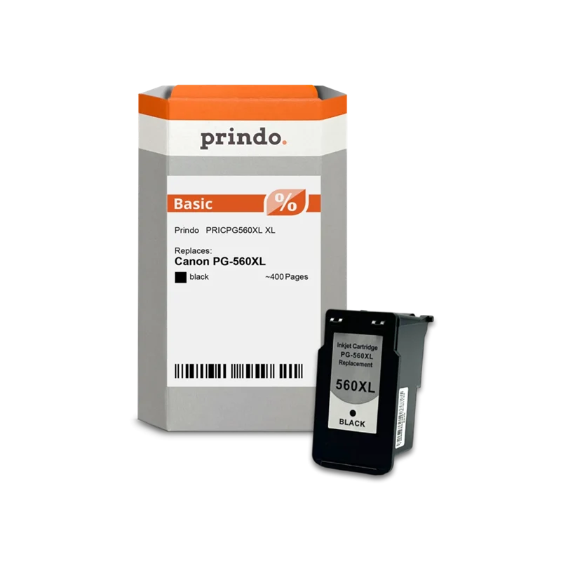 Prindo Basic XL Druckerpatrone kompatibel mit Canon PG-560XL Schwarz