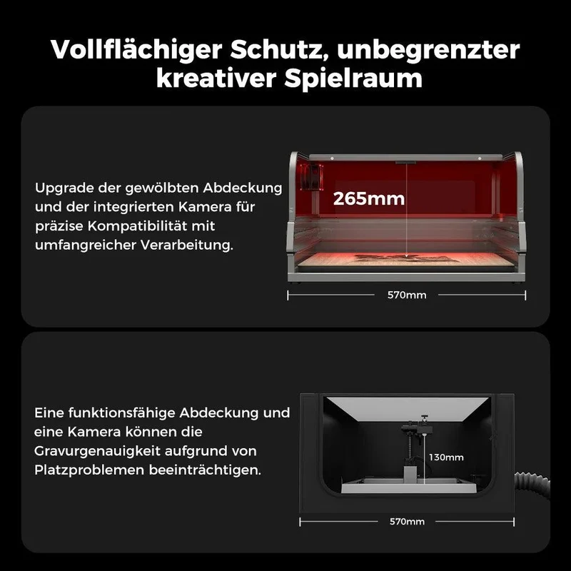 Creality Falcon 2 Pro geschlossener Laser-Gravierer