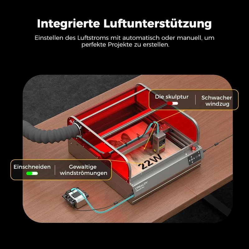 Creality Falcon 2 Pro geschlossener Laser-Gravierer