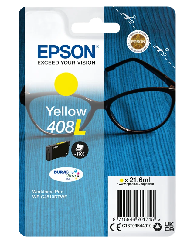 Epson 408L Gelb Druckerpatrone C13T09K44010