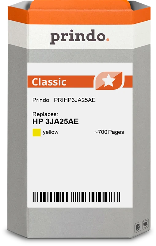Prindo Classic Druckerpatrone kompatibel mit HP 963 Gelb