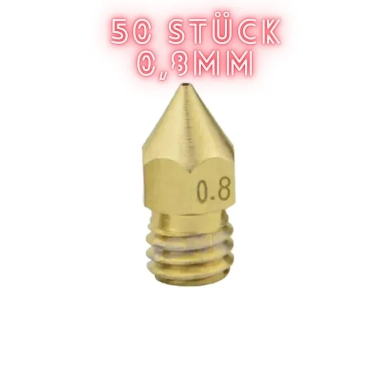MK8 Messing Düsen 50 Stück