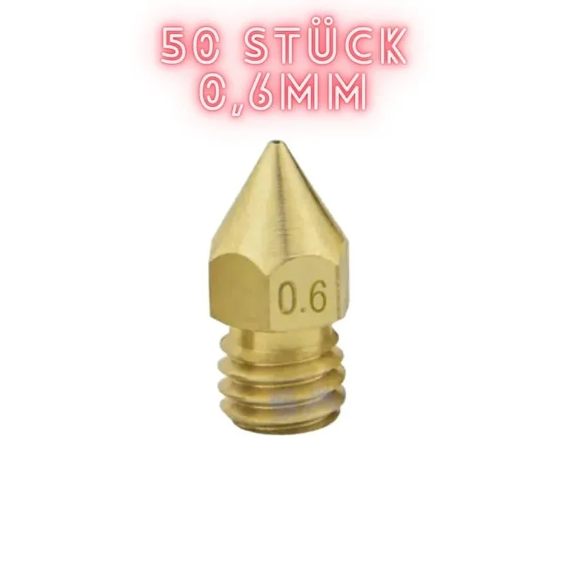 MK8 Messing Düsen 50 Stück