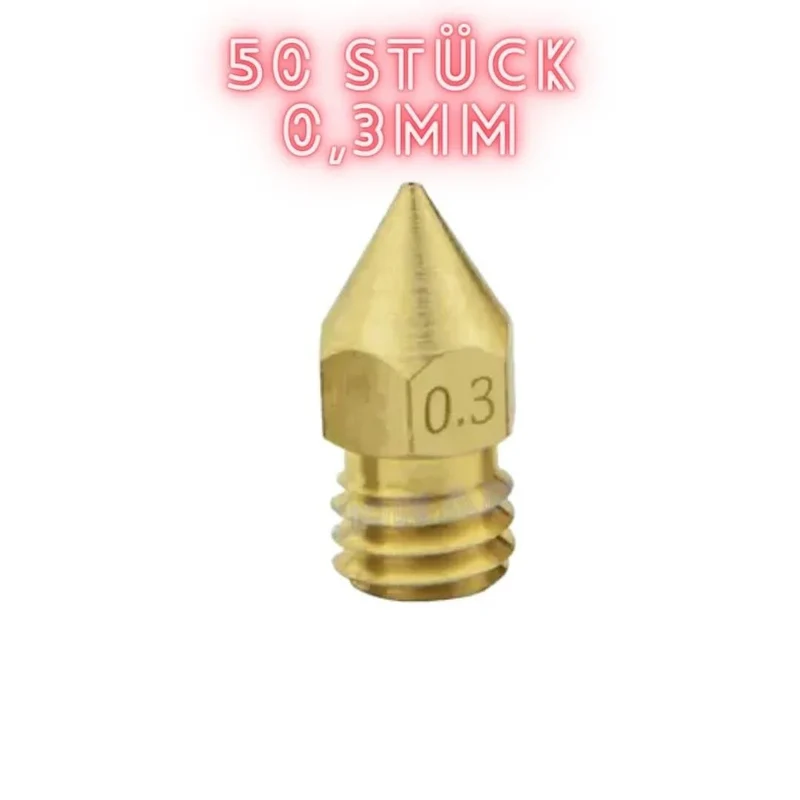 MK8 Messing Düsen 50 Stück