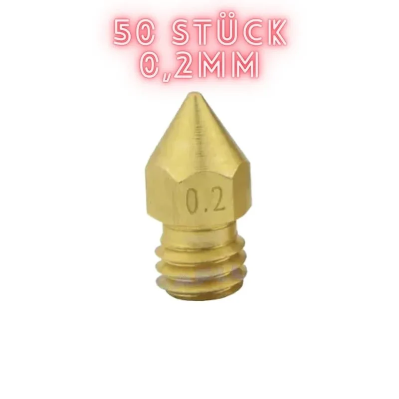 MK8 Messing Düsen 50 Stück