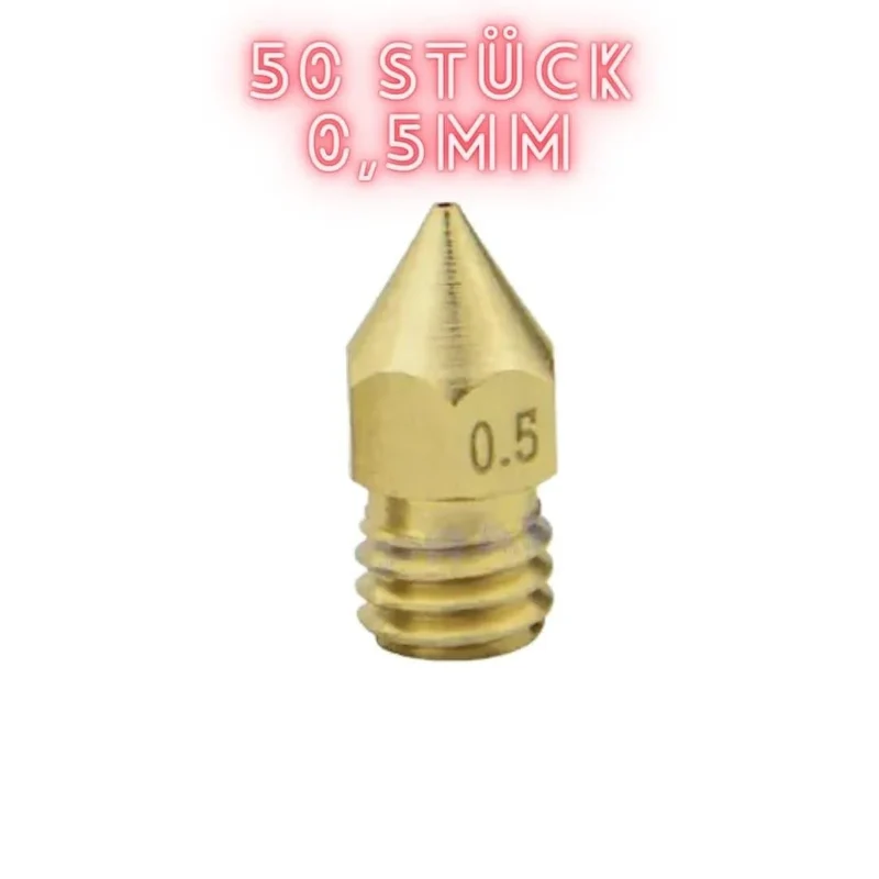 MK8 Messing Düsen 50 Stück