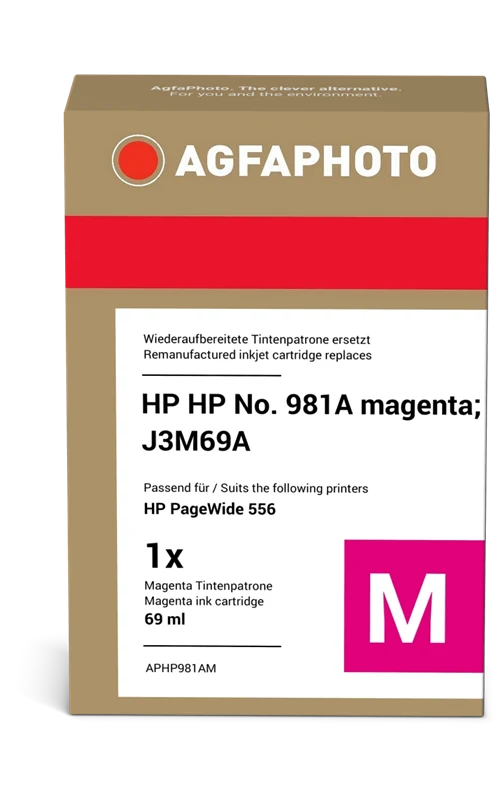 Agfa Photo Druckerpatrone kompatibel mit HP 981A Magenta