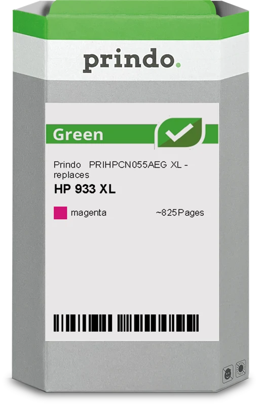 Prindo Green XL Druckerpatrone kompatibel mit HP 933 XL Magenta