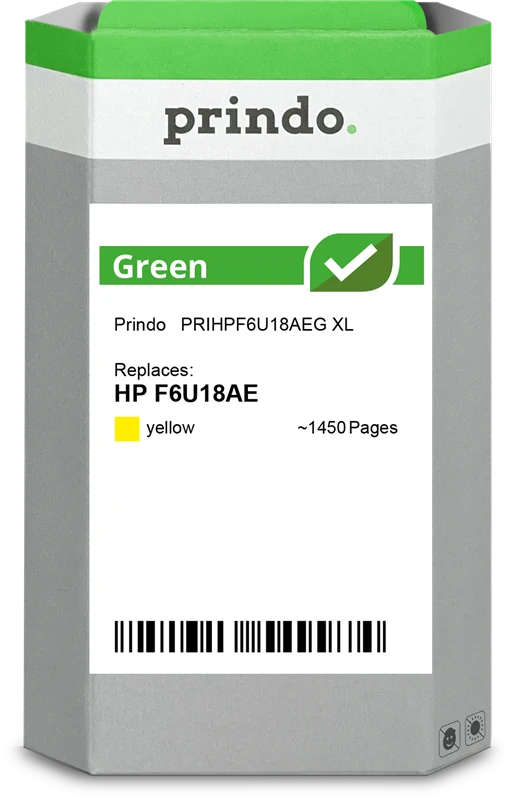 Prindo Green XL Druckerpatrone kompatibel mit HP 953 XL Gelb