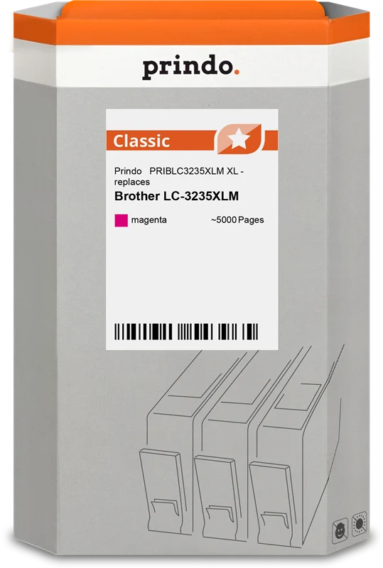 Prindo Classic XL Druckerpatrone kompatibel mit Brother LC3235XLM Magenta