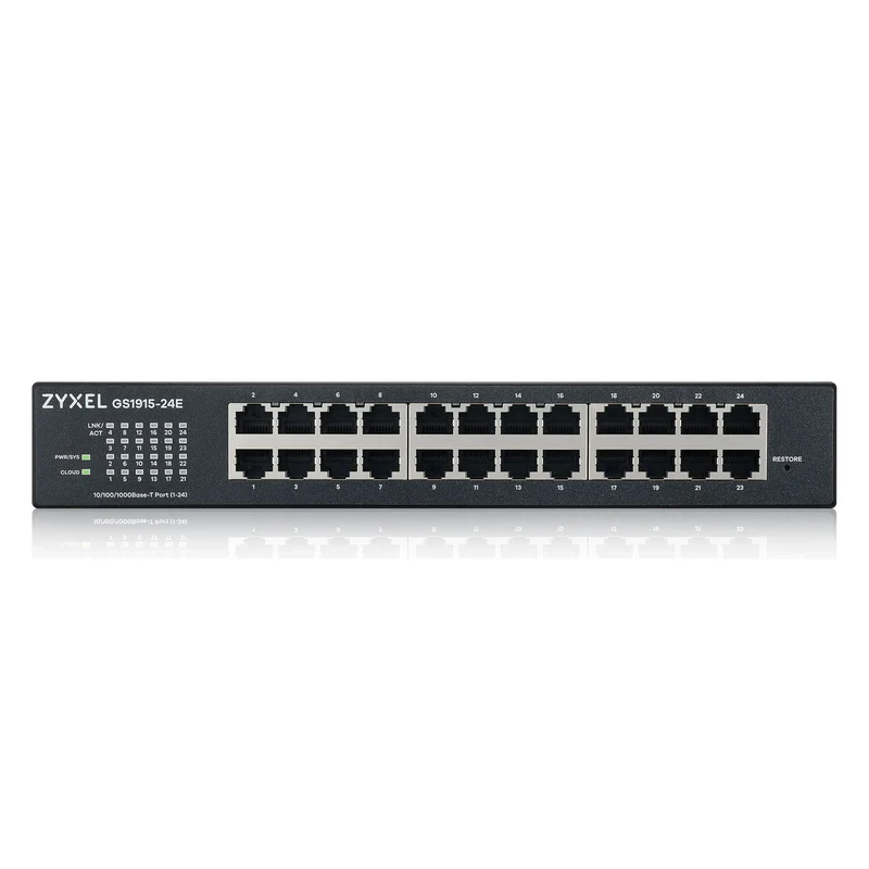 Zyxel GS1915-24E Managed L2 Gigabit Ethernet (10/100/1000) 1U Schwarz