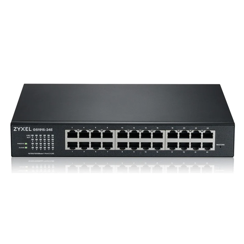 Zyxel GS1915-24E Managed L2 Gigabit Ethernet (10/100/1000) 1U Schwarz