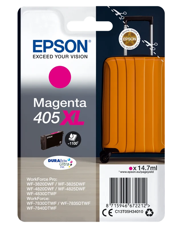 Epson 405 XL Magenta Druckerpatrone C13T05H34010