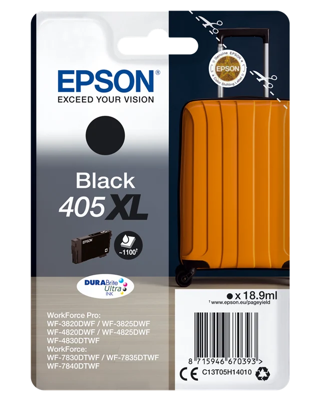 Epson 405 XL Schwarz Druckerpatrone C13T05H14010