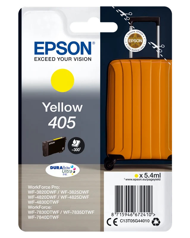 Epson 405 Gelb Druckerpatrone C13T05G44010