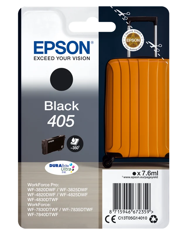 Epson 405 Schwarz Druckerpatrone C13T05G14010