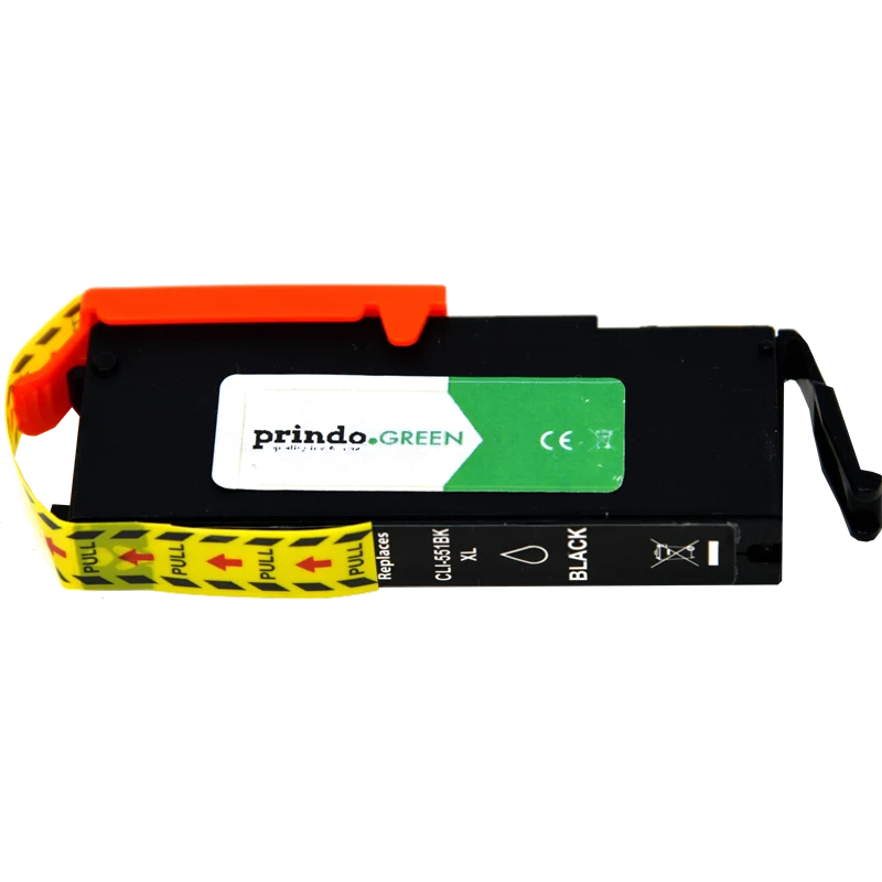 Prindo Green XL Druckerpatrone kompatibel mit Canon CLI-551BK XL Schwarz