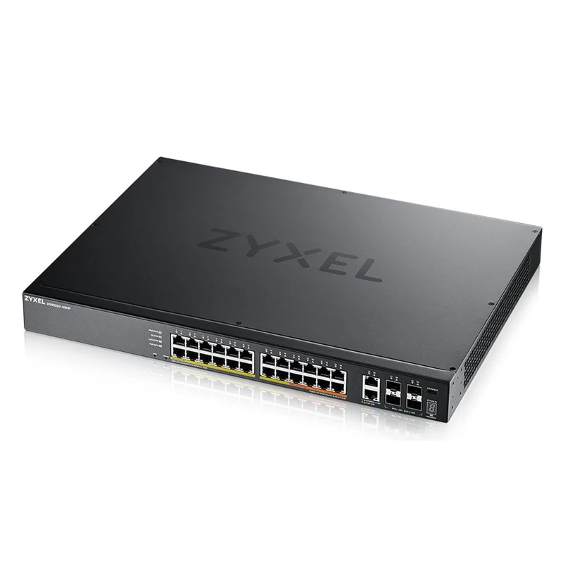 Zyxel XGS2220-30HP Managed L3 Gigabit Ethernet (10/100/1000) Power over Ethernet (PoE) Schwarz