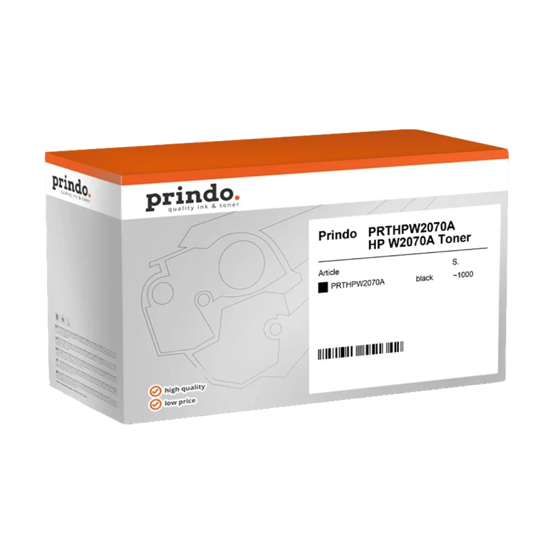 Prindo Classic Toner kompatibel mit HP 117A Schwarz